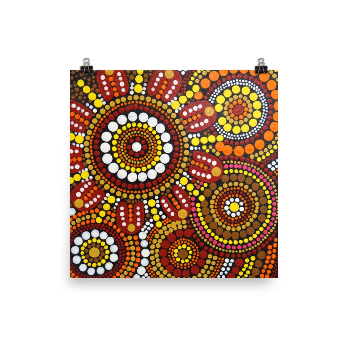 Aboriginal Art Poster, Australian Aboriginal Art, Aboriginal Art Print