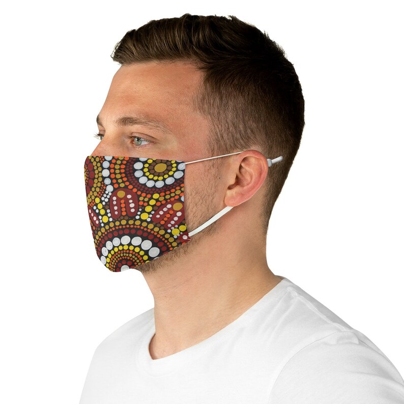 Aboriginal Face Mask Aboriginal Art Aboriginal Art Facemask Etsy Canada