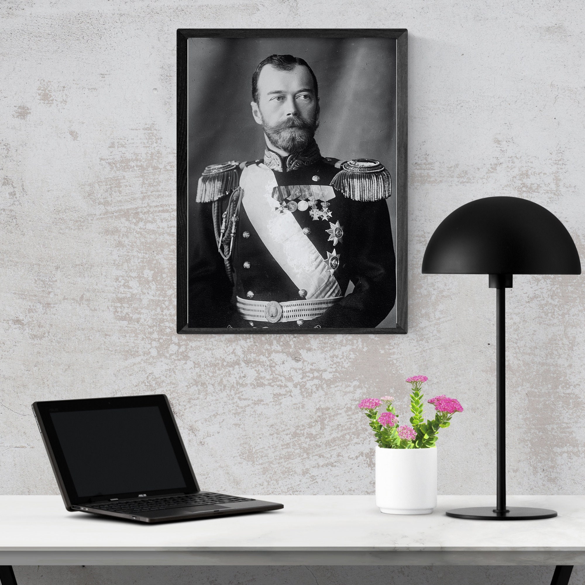 Tsar Nicholas II of Russia Framed Poster | Etsy