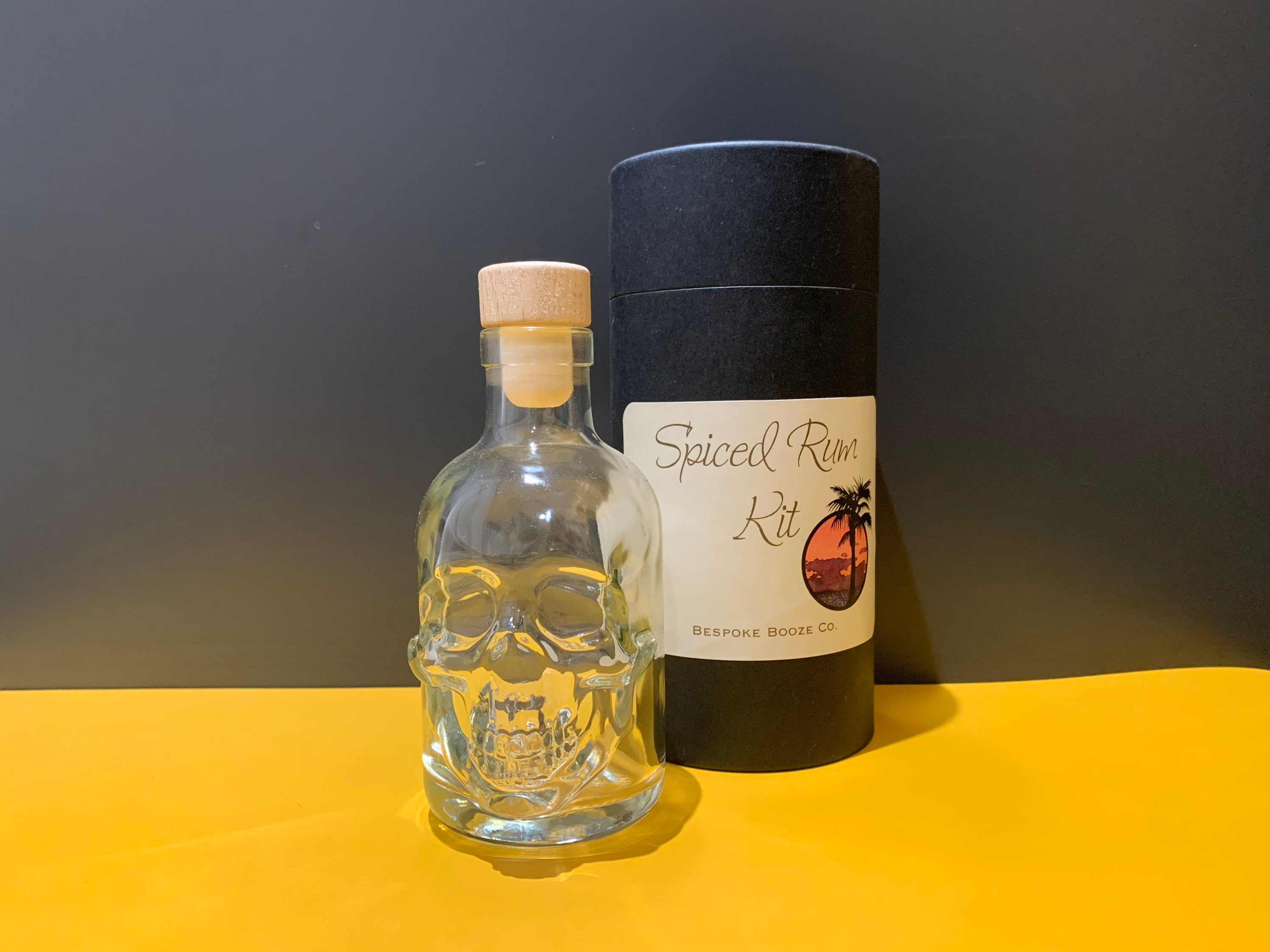 Spiced Rum Cocktail Kit with Skull Bottle Included. Etsy