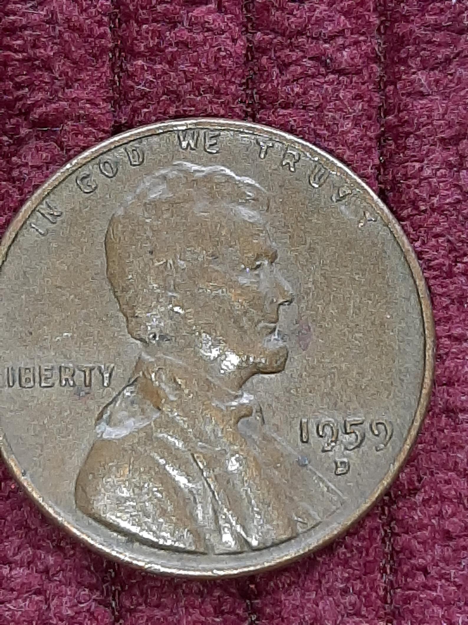 1959 D Mint Mark,collectible, LINCOLN Penny - Etsy