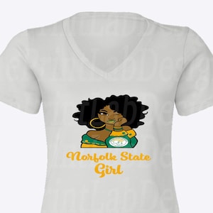 Norfolk State Women fitted T-Shirt