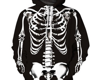 skeleton pullover