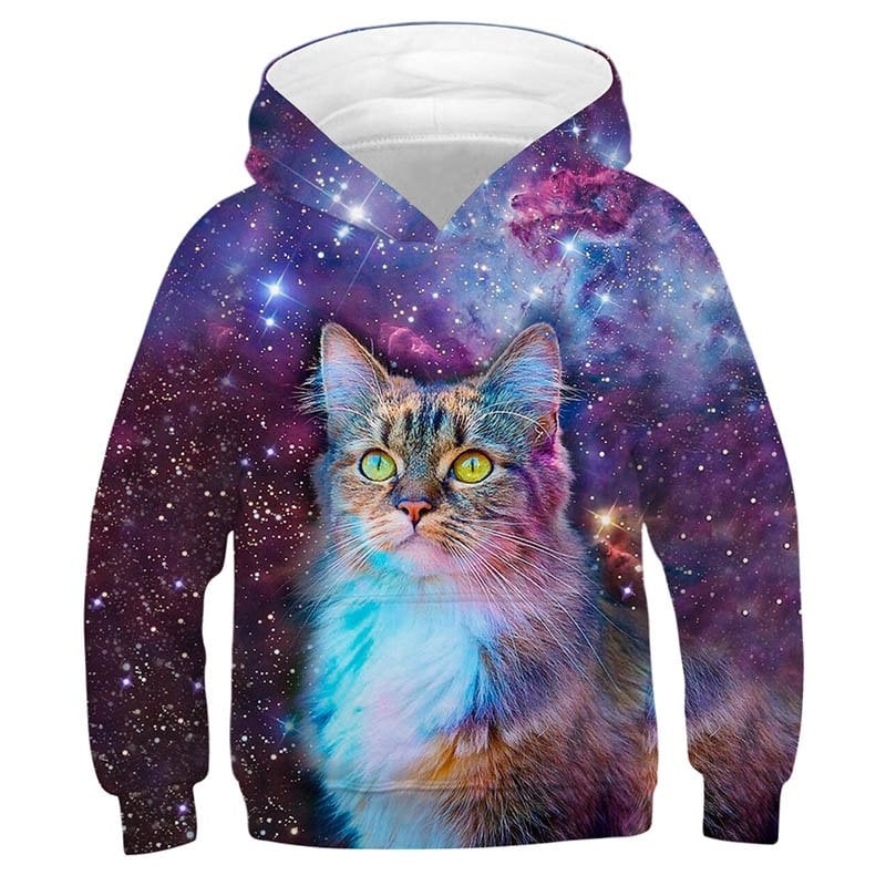 Cat galaxy hoodie hooded unisex cloth unique hoodie hooded Etsy