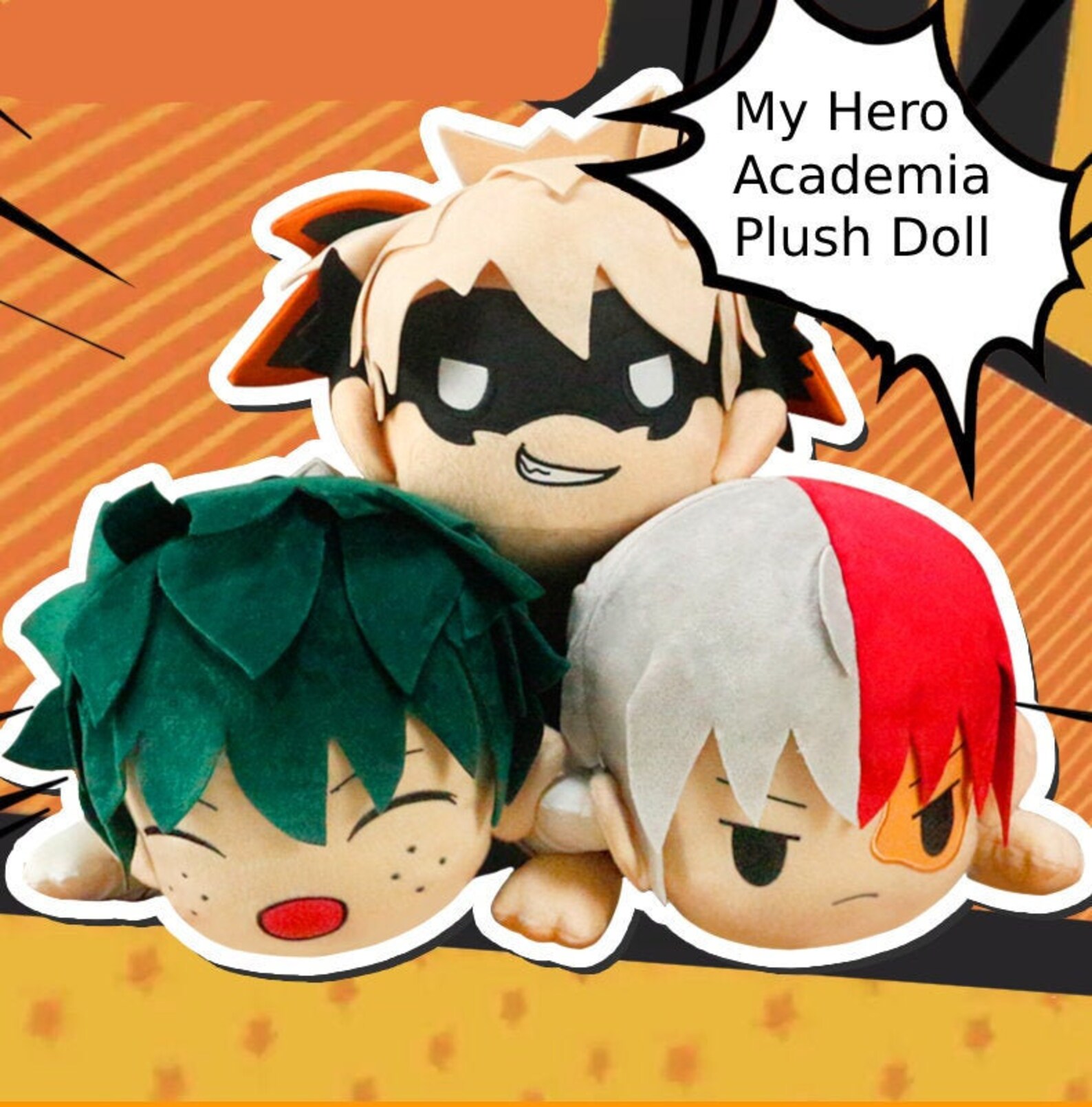 My Hero Academia 40cm/16 Plush Doll Anime Plush Stuffed Etsy