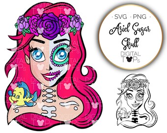 Free Free 191 Disney Princess Sugar Skull Svg SVG PNG EPS DXF File