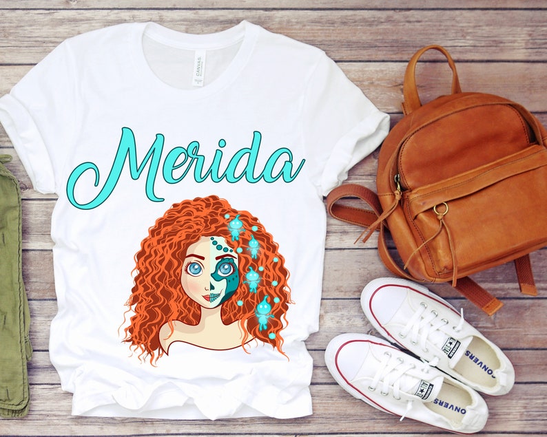 Download SVG PNG Sugar Skull Princess Merida Princess Catrina | Etsy