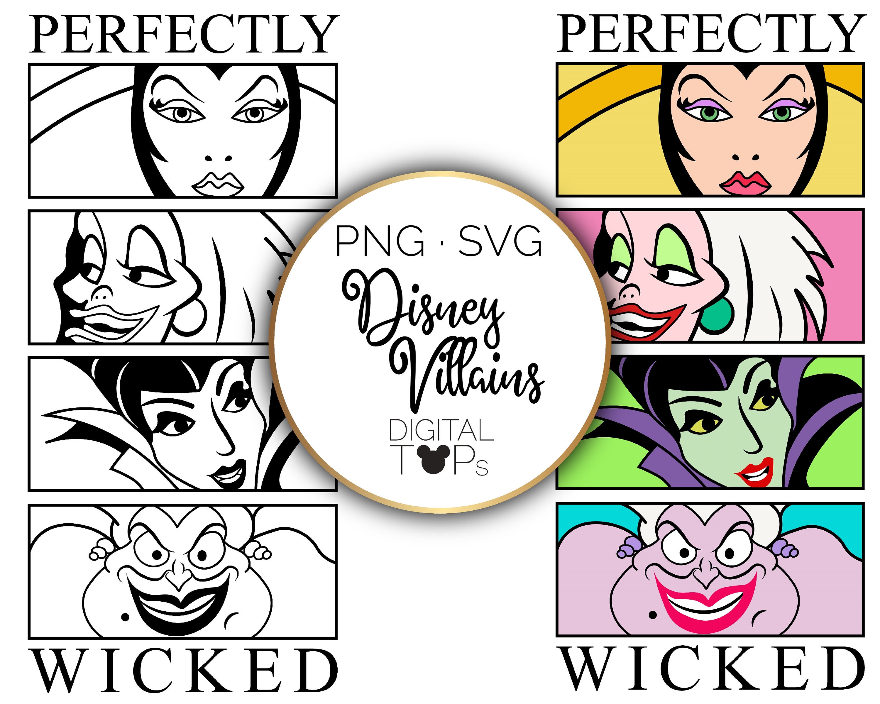 Free Free 209 Disney Villains Svg SVG PNG EPS DXF File