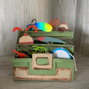 Carte pop-up Boîte à pêche