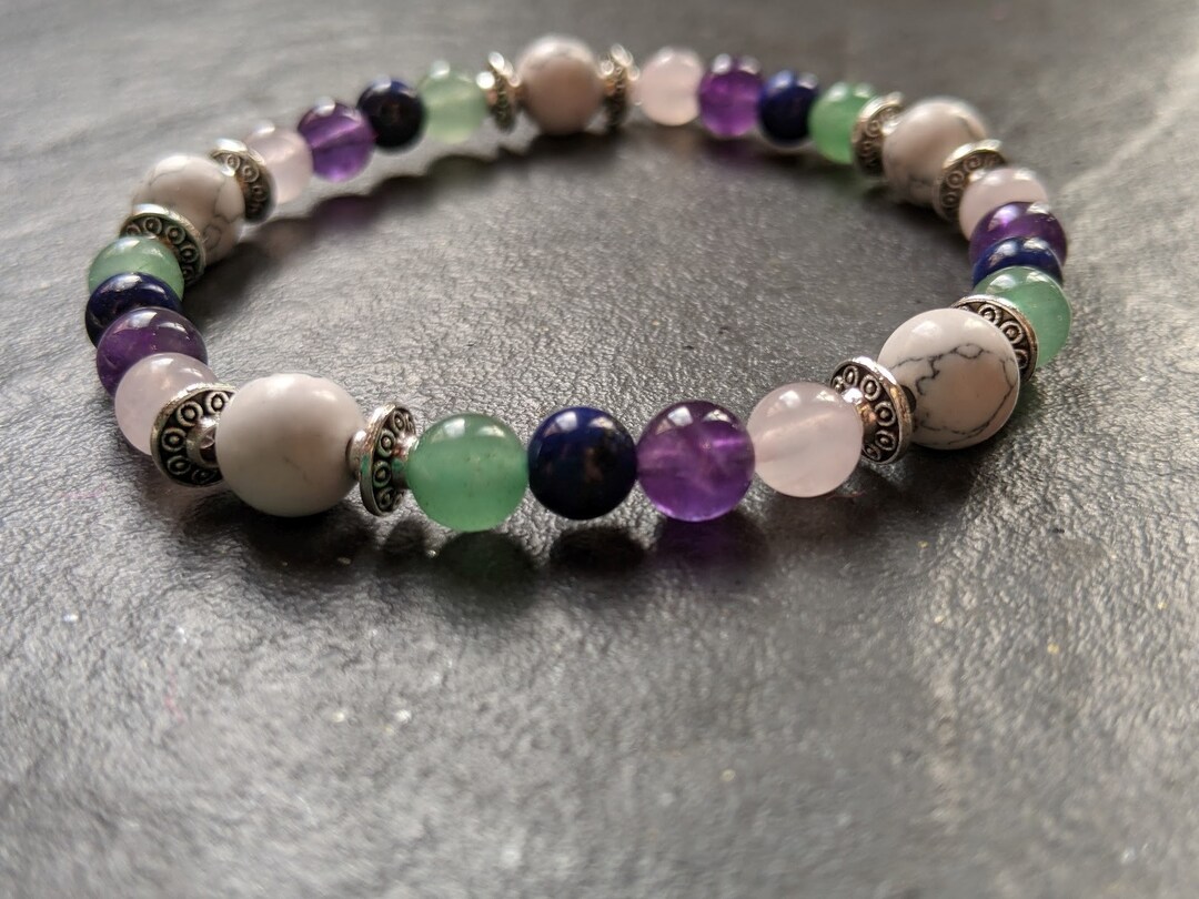 Migraine Relief Bracelet Genuine Healing Crystals for Treating and