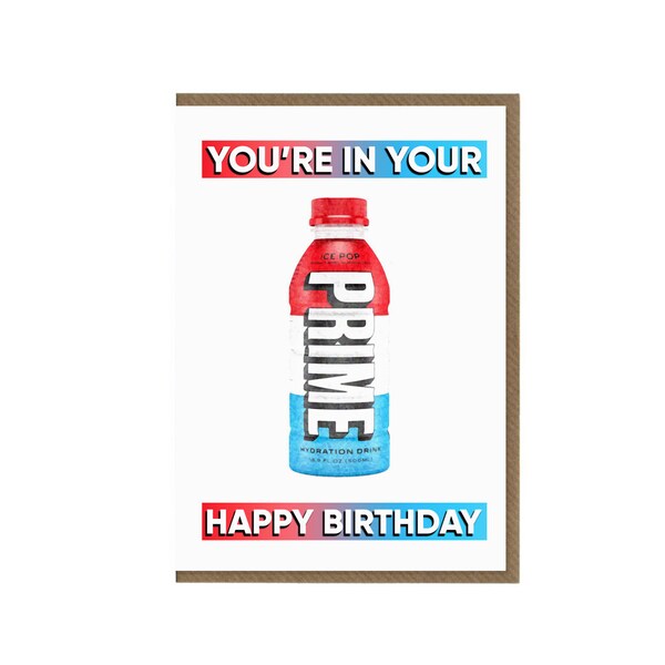 Funny Prime Card Etsy UK
