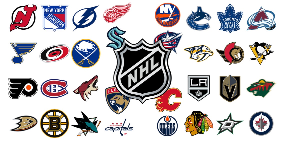 NHL Logo Vector Bundle National Hockey League Etsy