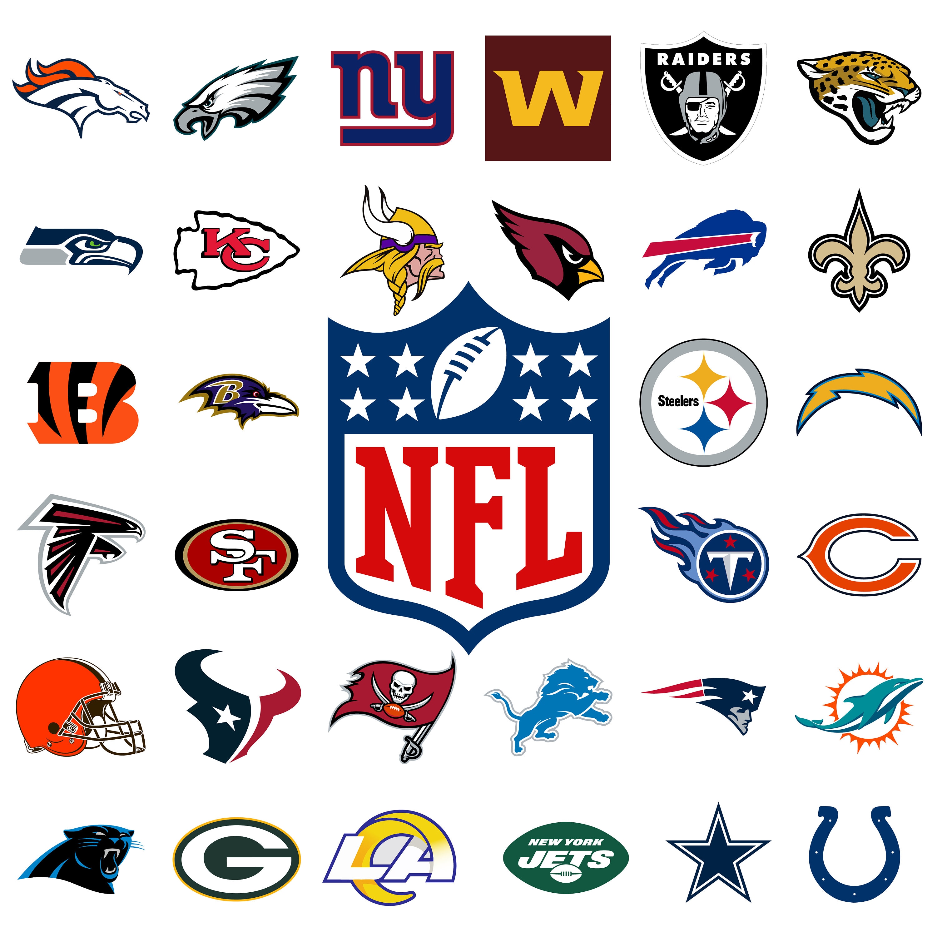 Nfl Team Logos Printable