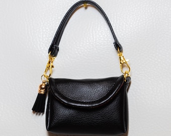 Mini Faux Leather Hand Bag Purse Fit 18/" American girl Doll Party Accessory Blue