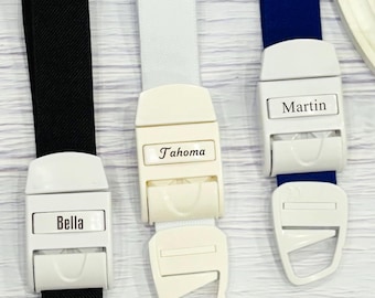 Garrot médical lavable, nom personnalisé, garrot d'allaitement, garrot d'urgence personnalisé, garrot haute élasticité réglable