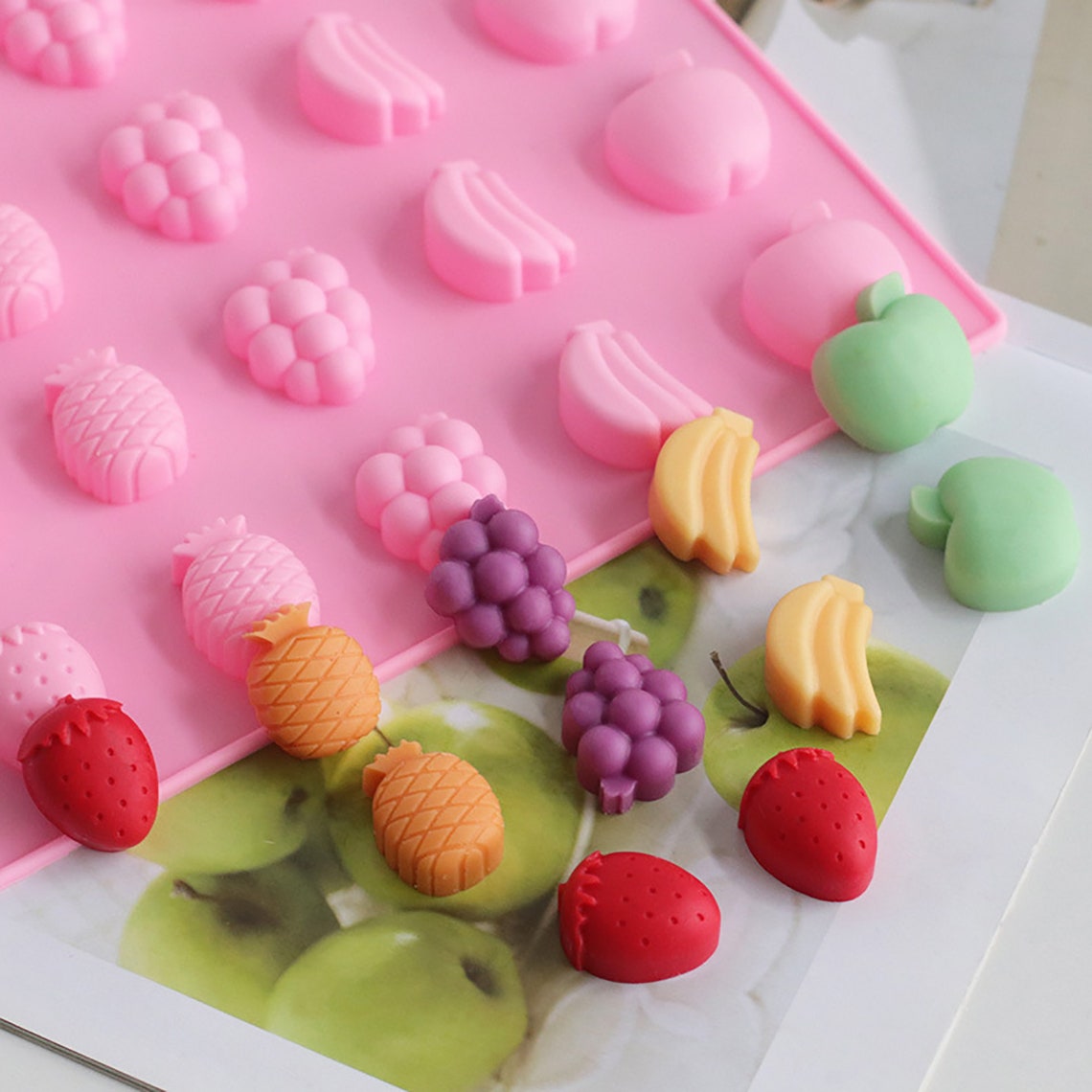 Fruit Pastry MoldFruit Baking Resin MoldMini Fruit Silicone Etsy