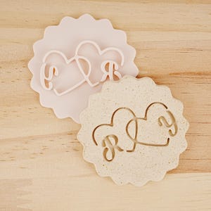 Benutzerdefinierte Hochzeit Cookie Cutter mit Initialen, personalisierte Cookie Cutter, benutzerdefinierte Name Cookie Form, Hochzeit Party Backform