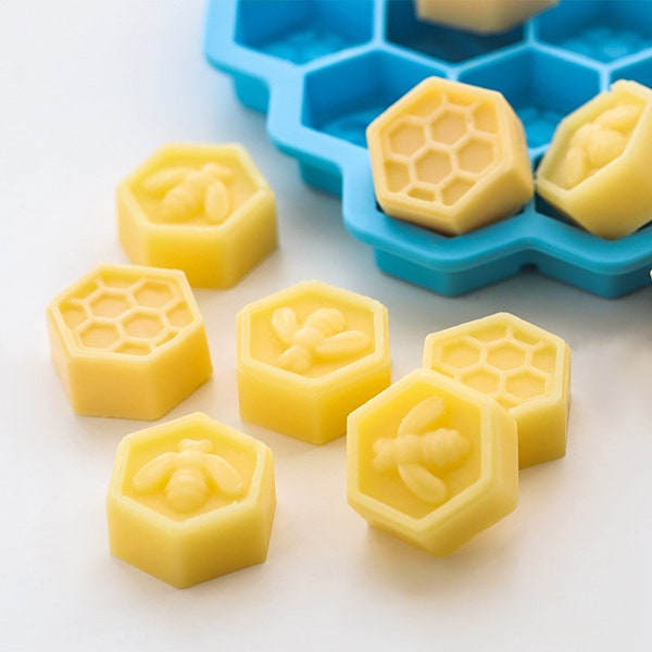 Bee Honeycomb Silicone Mold,Bee Silicone Molds,Ice mold, Chocolate Mold,Cake Decor Mold,Baking Tools Fondant Mold,Handmade Soap Mold