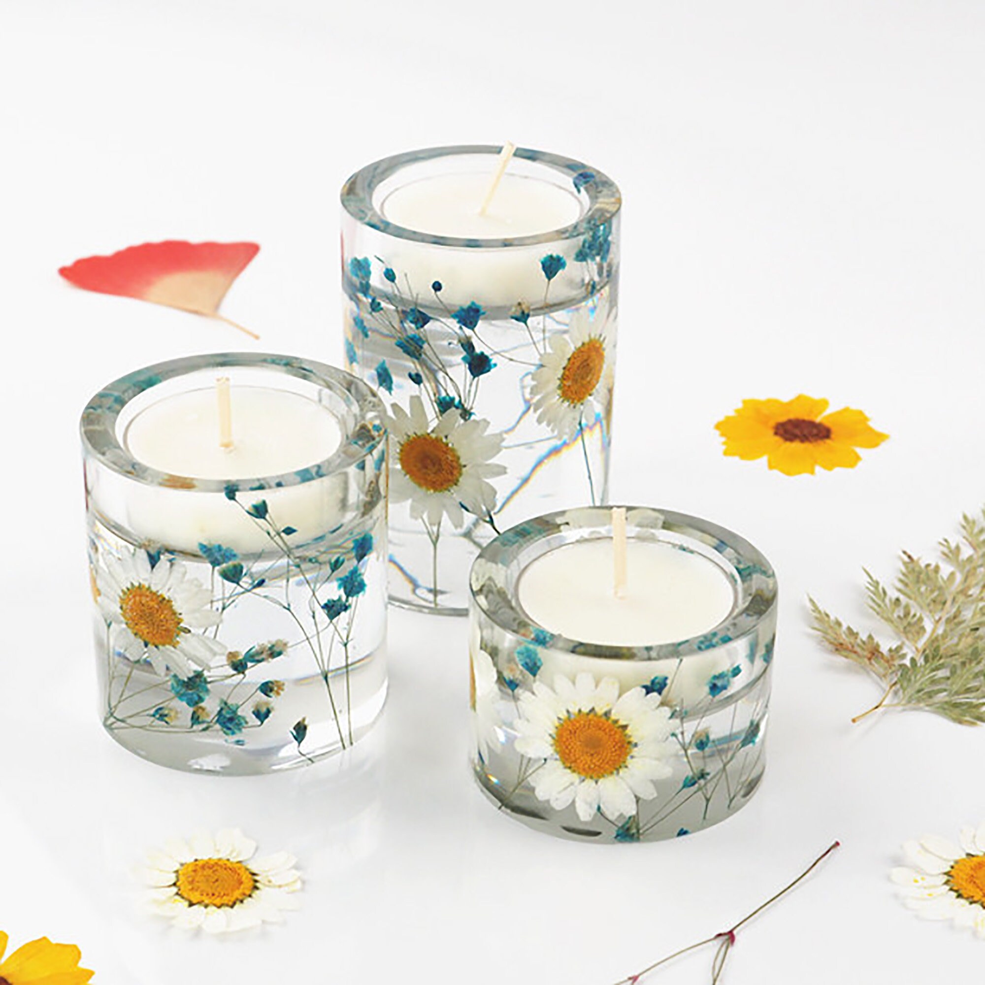 Candlestick MoldCandle storage jar MoldCrystal Epoxy Mold Etsy