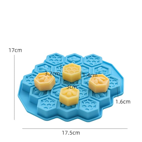 Honeycomb Silicone Molds Handmade Fondant Chocolate Baking Ice Cube Cake  Bee Mold Candles Soap Resin Mould Cake Decorating Tools