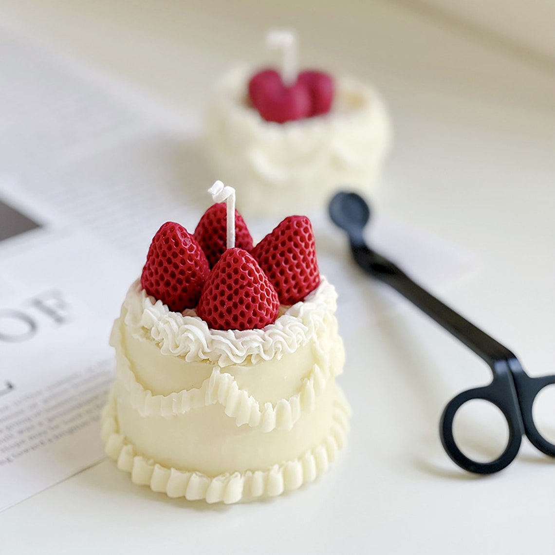 Cake Candle Molddessert Silicone Moldfondant Silicone Etsy