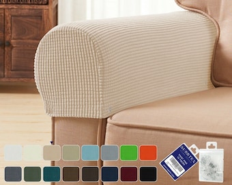 Sofa Arm Cover Fabric Armrest Covers Protector Armchair Slipcovers Home Decor US Sofa Arm Cover Fabric Armrest Covers Protector Armchair Slipcovers Home Decor US