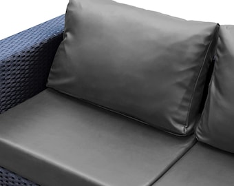 natuzzi leather sofa cushion replacement