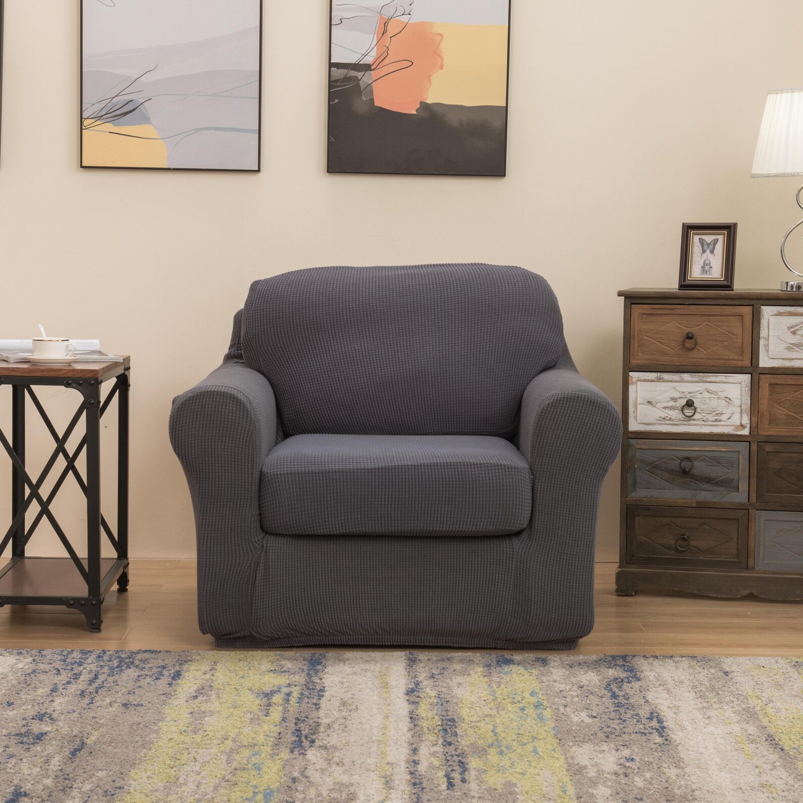 Sofa Slipcover Sets With Separate Backrest Cushion Covers Etsy