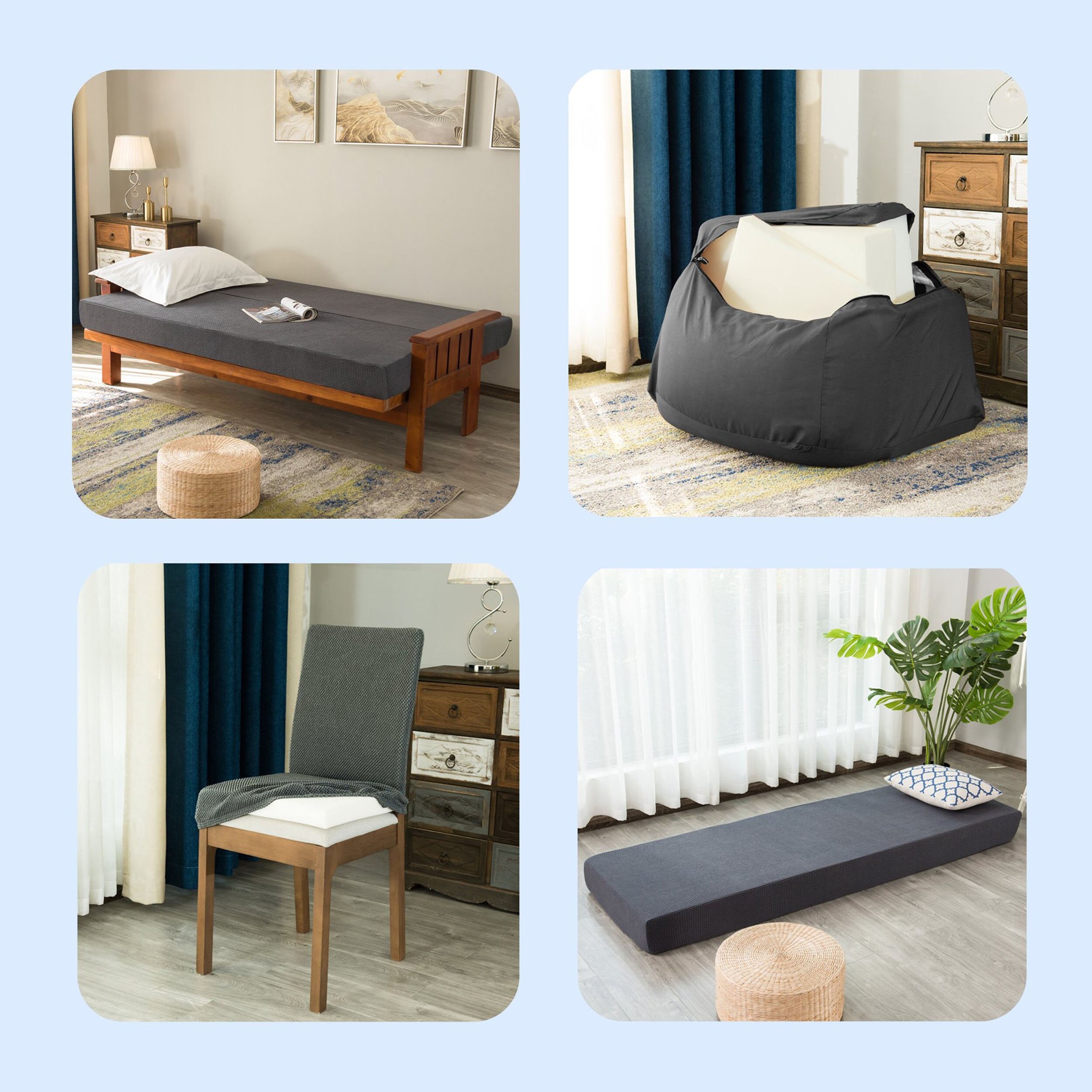 RV Foam Cushion Insert Upholstery Foam Pad High Density Sofa Etsy