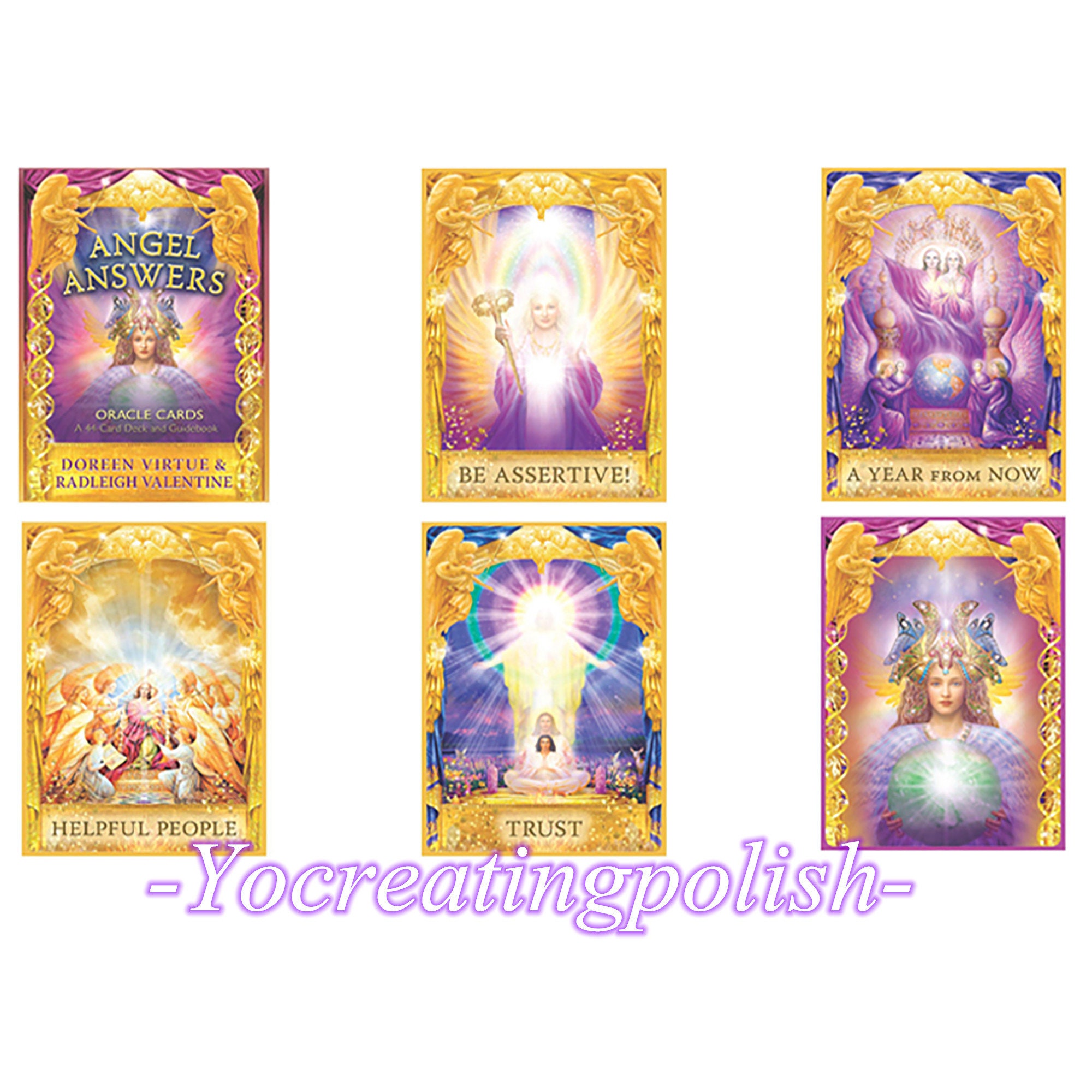 Love Message Orakelkarten - 44 Karten Set Für Spirituelle Führung