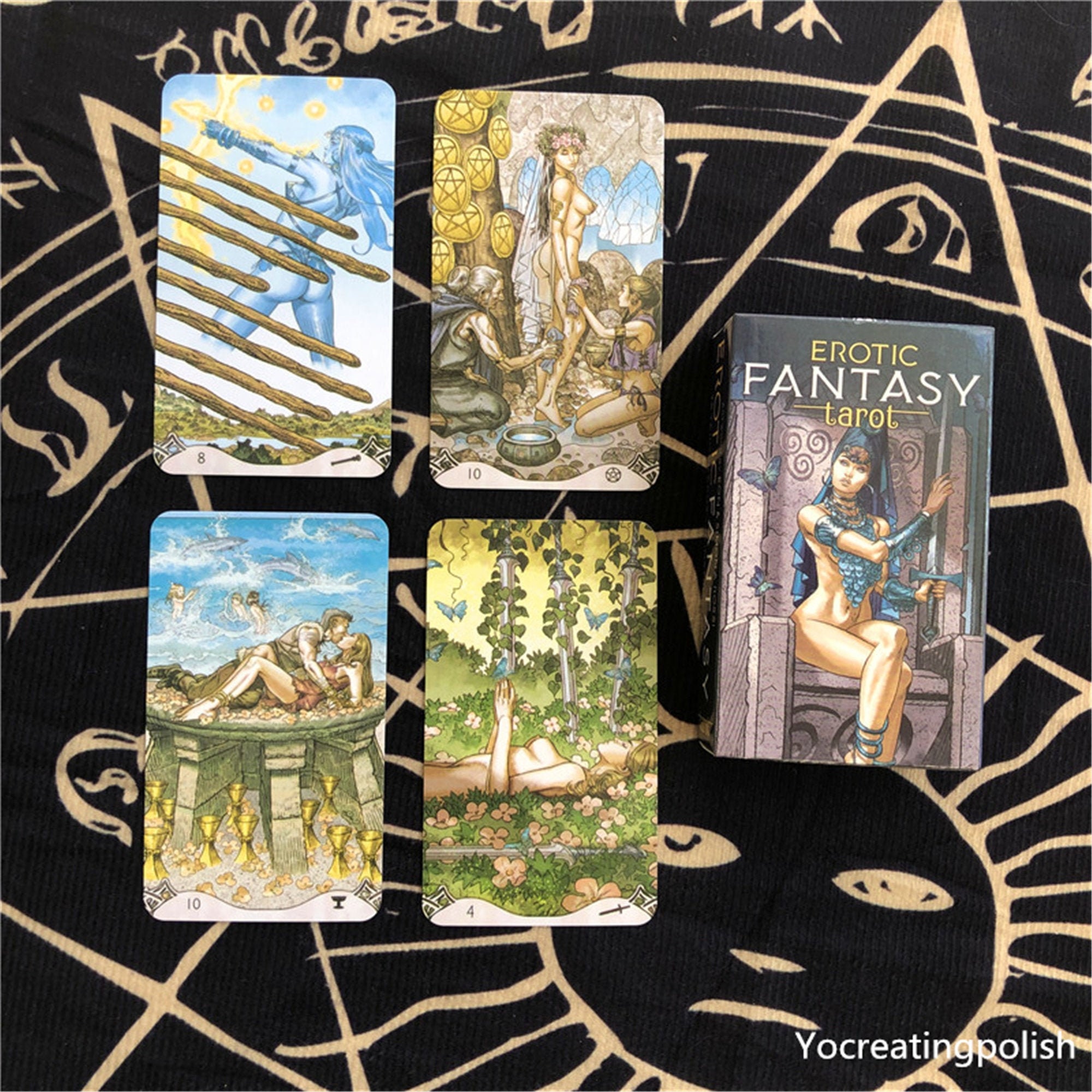 Erotic Fantasy Tarot Cards : A 78-Card Deck Guidebook PDF | Etsy