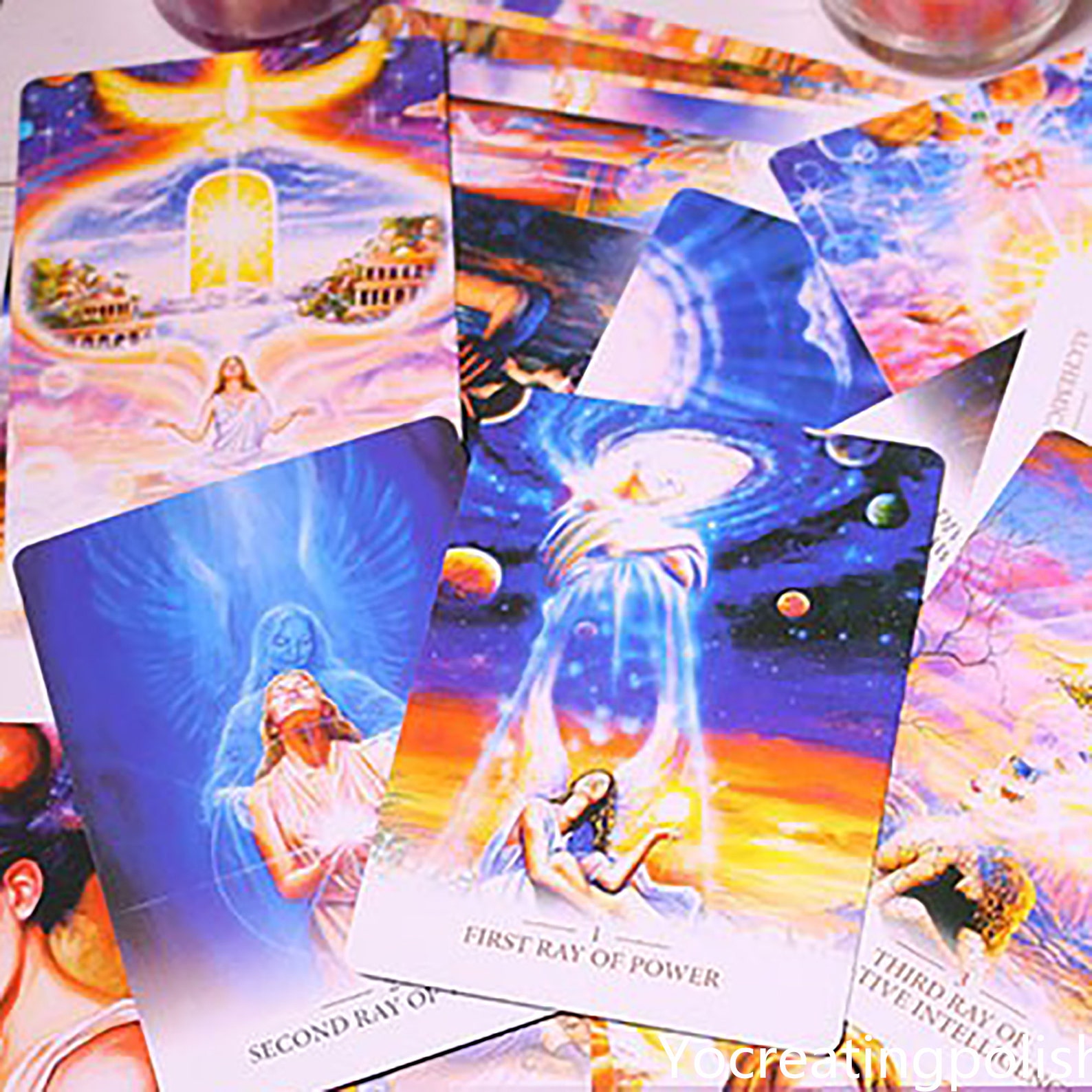 Lightworker Oracle Cards A 44 Card Deck Guidebook PDF Etsy