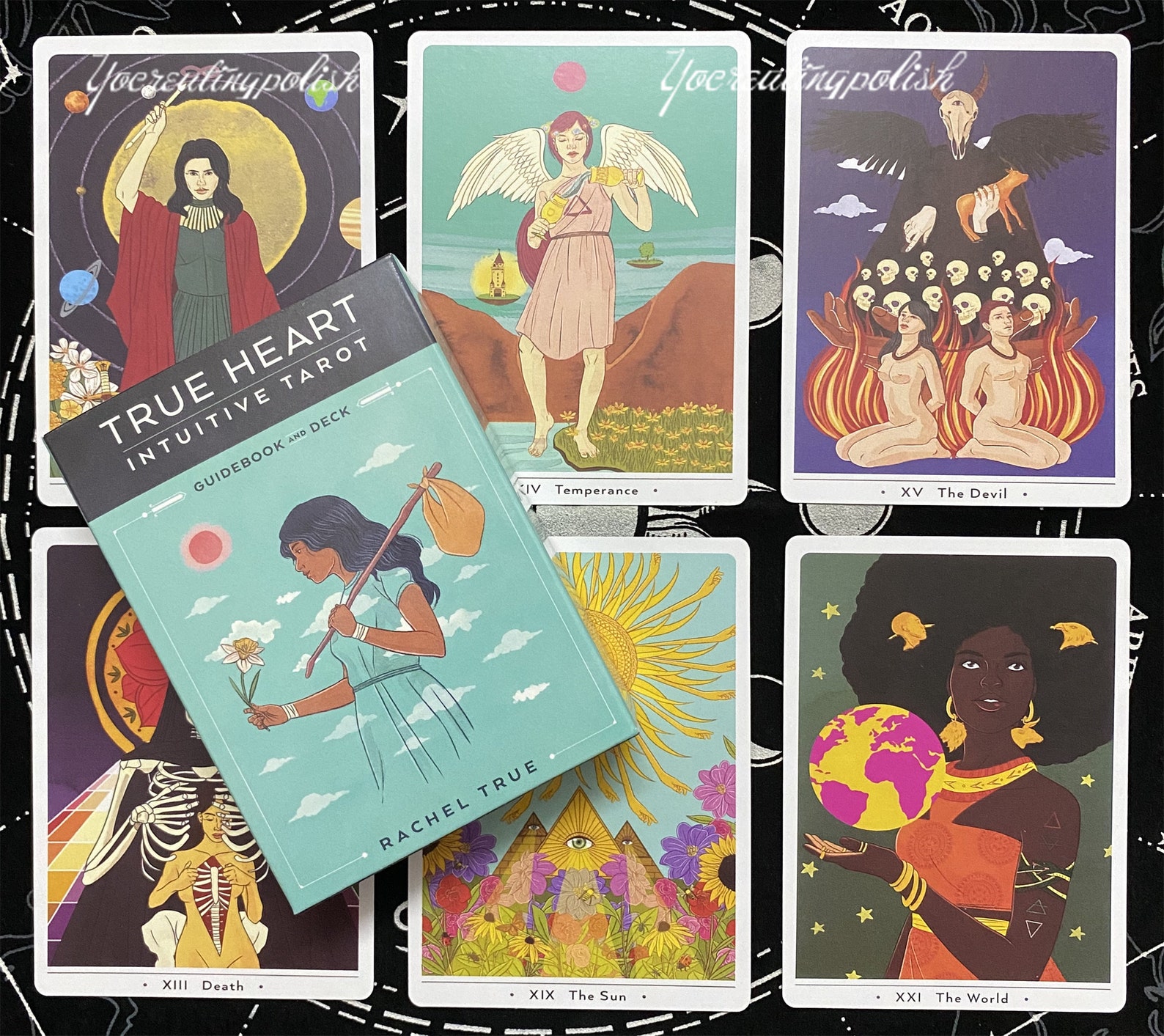 True Heart Intuitive Tarot Cards A 78Card Deck Guidebook Etsy