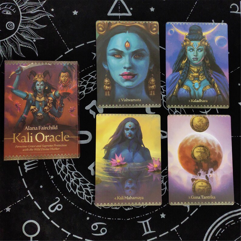 Kali Oracle Cards A 44 Card Deck Guidebook PDF Tarot Etsy