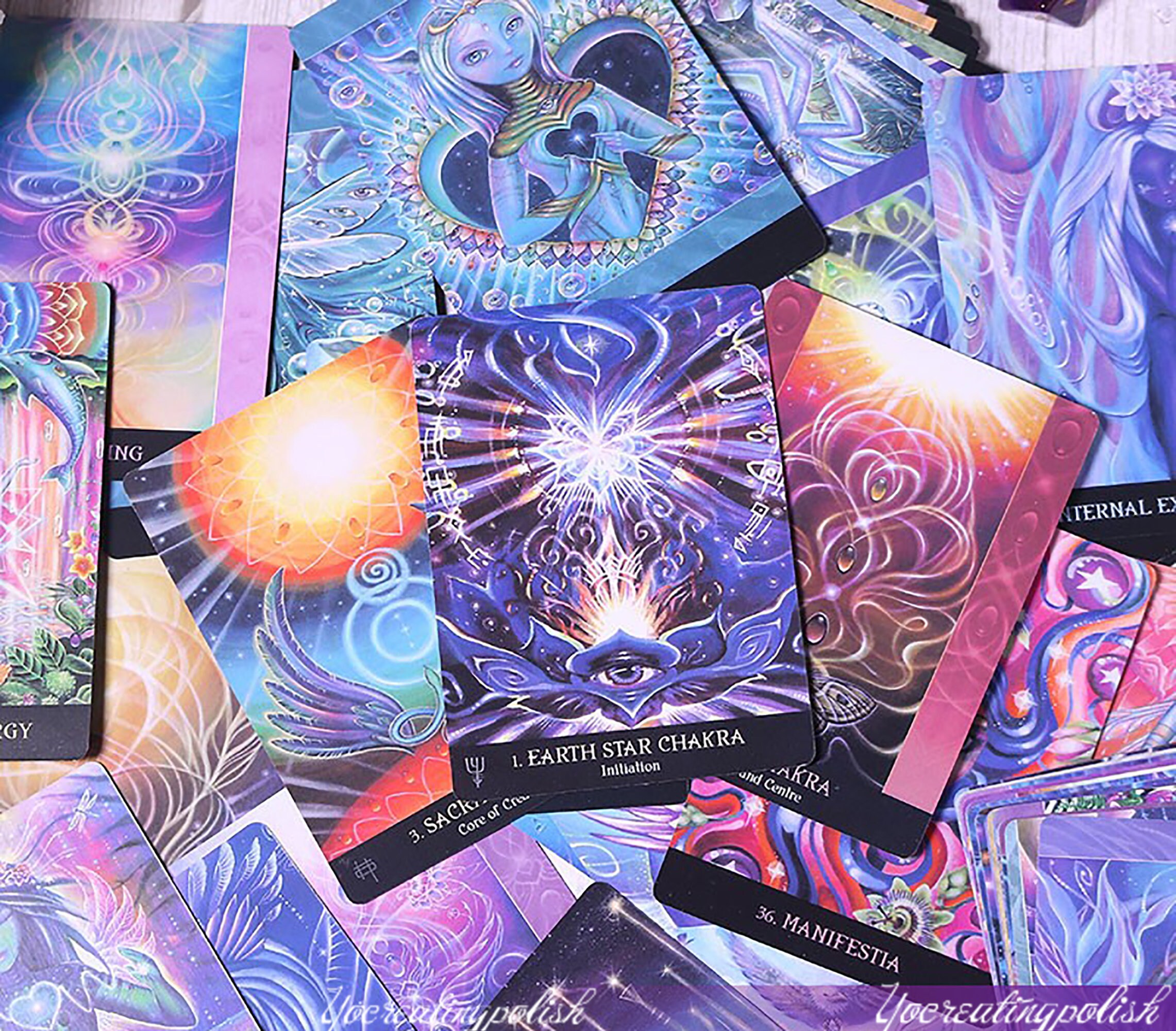 BEYOND LEMURIA Oracle Cards A 40Card Deck Guidebook PDF Etsy