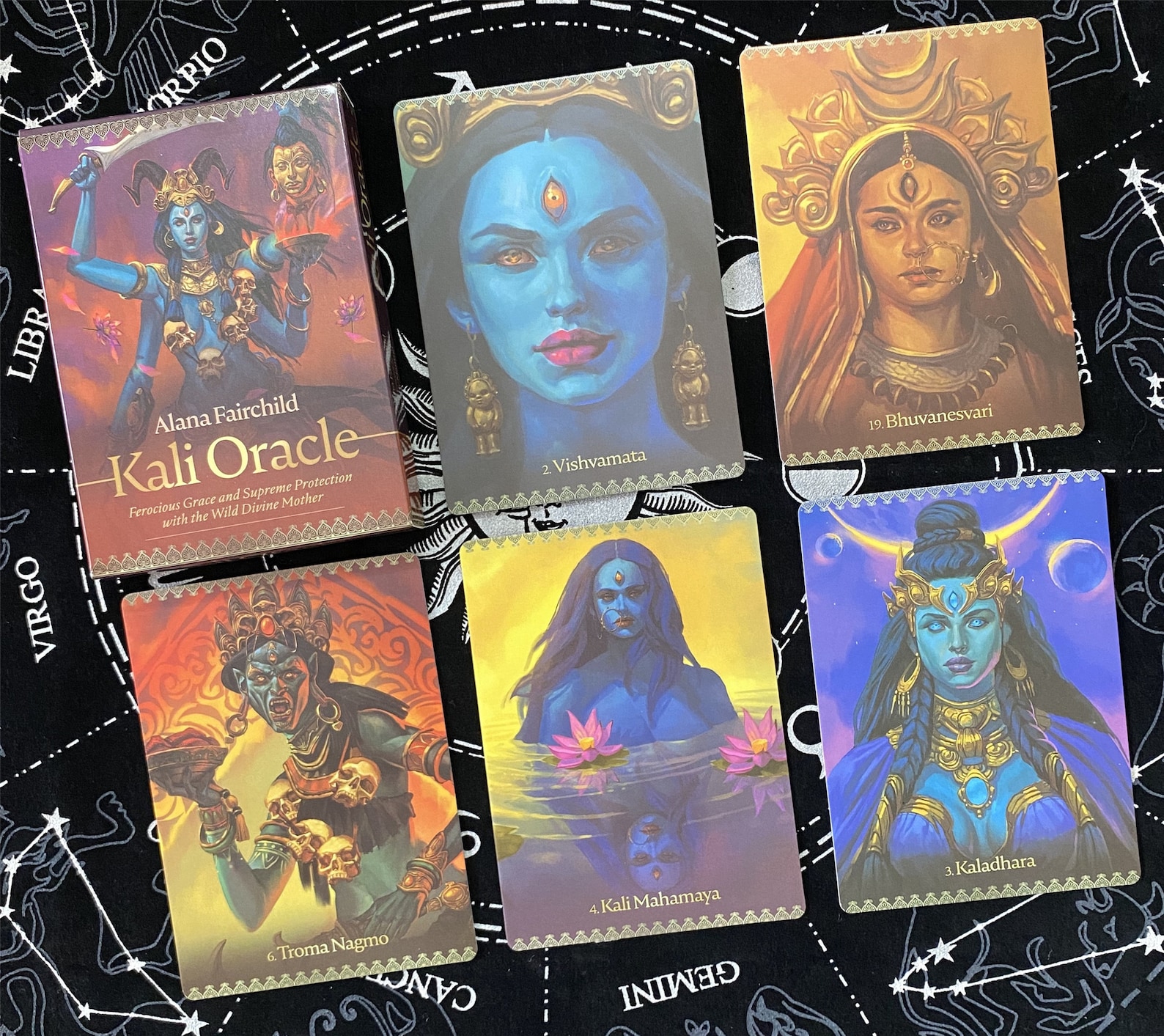 Kali Oracle Cards A 44 Card Deck Guidebook PDF Tarot Etsy