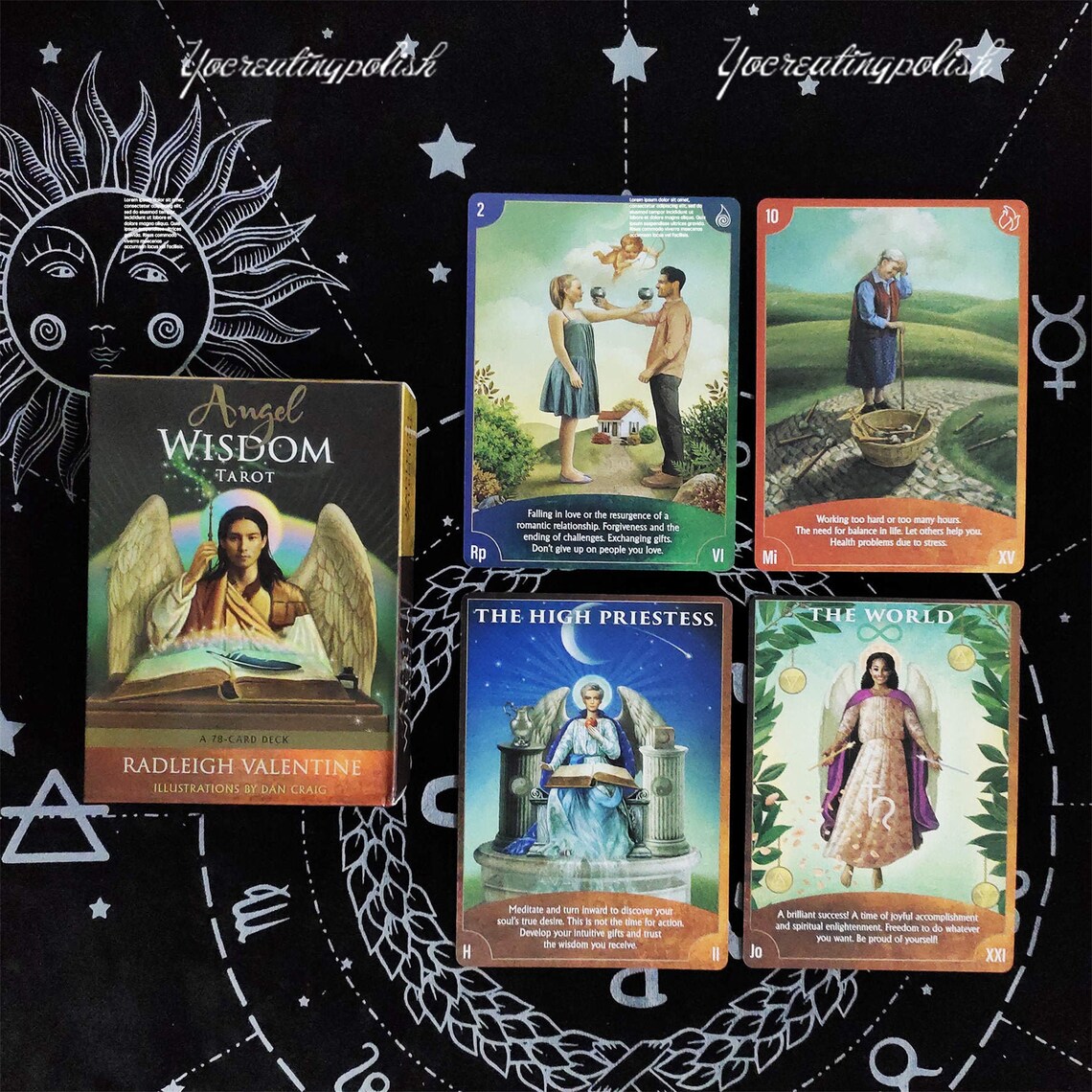 Angel Wisdom Tarot Cards A 78Card Deck Guidebook PDF Etsy