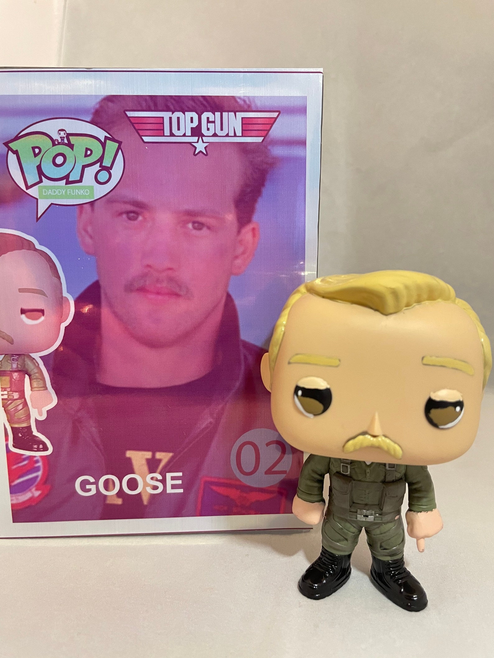 Goose Topgun made to order custom funko pop Etsy