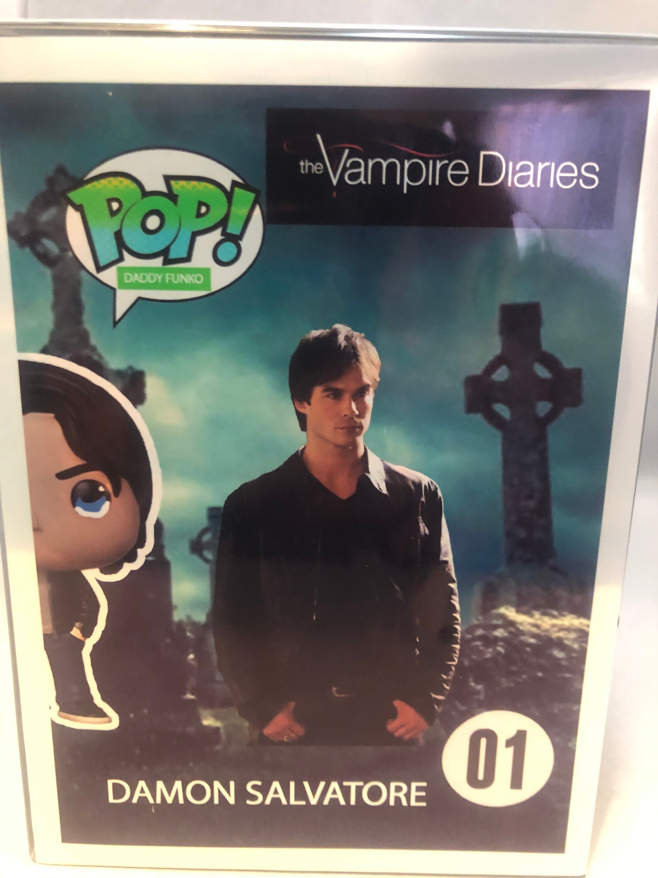 Damon Salvatore Vampire Diaries made to order custom funko Etsy