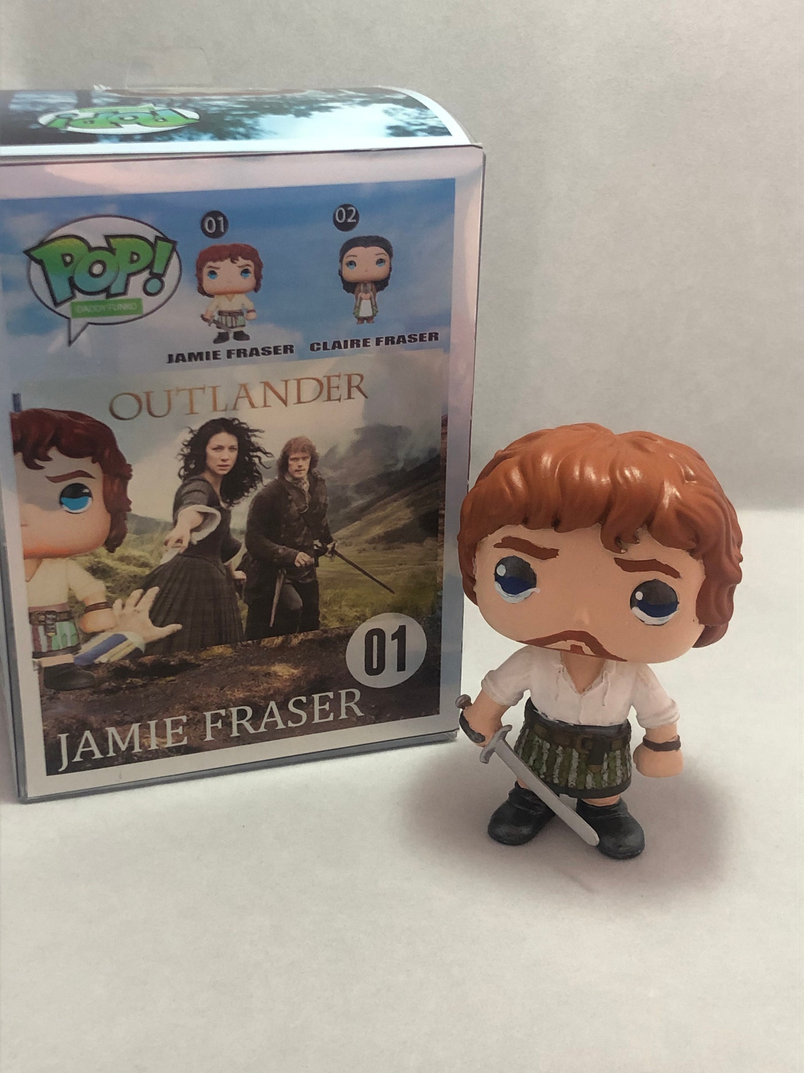 Jamie Fraser Outlander Made To Order Custom Funko Pop | Etsy