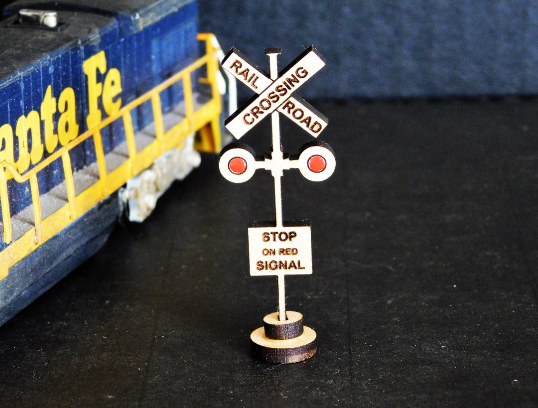 HO Scale Railroad Signs/ho Scale Signs/train Layout Train Sign/railroad