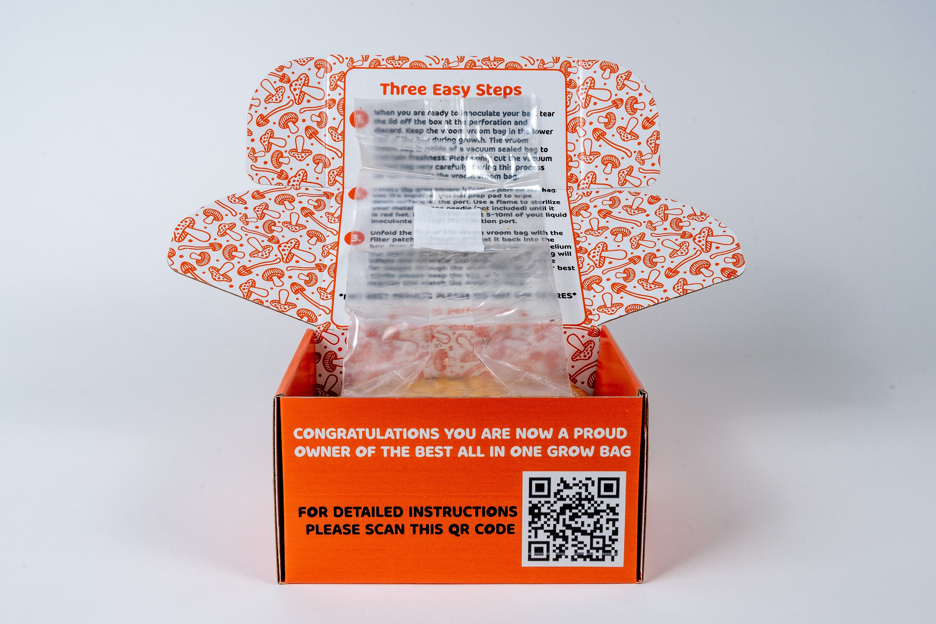 Vroom Vroom Bag Allinone Mushroom Grow Bag grain Spawn Etsy