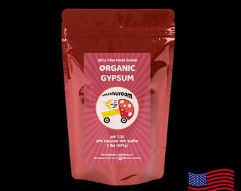 Bio-Lebensmittelqualität Gips für die Pilzzucht (2 kg)