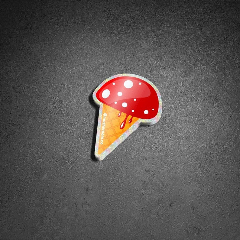 Shroom Cone Sticker