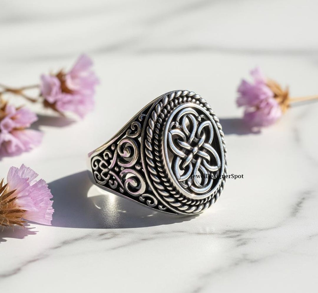 Circa 1920 Antique Edwardian Ring, Retro Filigree Wedding Ring