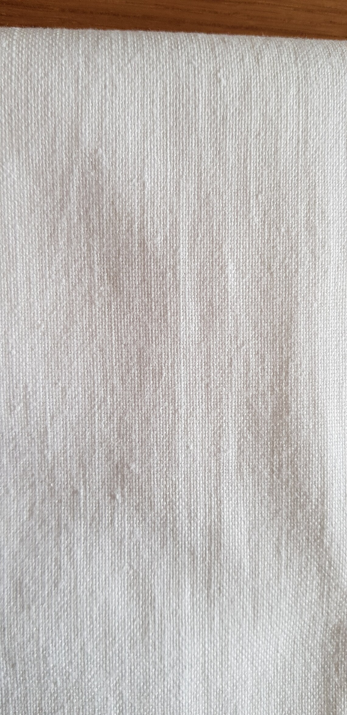 Antique linen or linencotton blend fabric unbleached 1.80 m Etsy