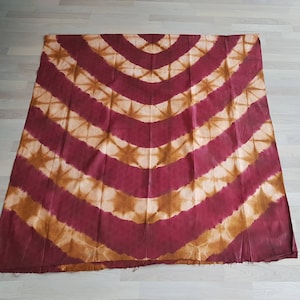 African fabric, West Africa, 100% cotton, 2.74 m x 1.26 m, noble shine