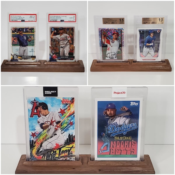 Baseball Card Slab Holder Etsy