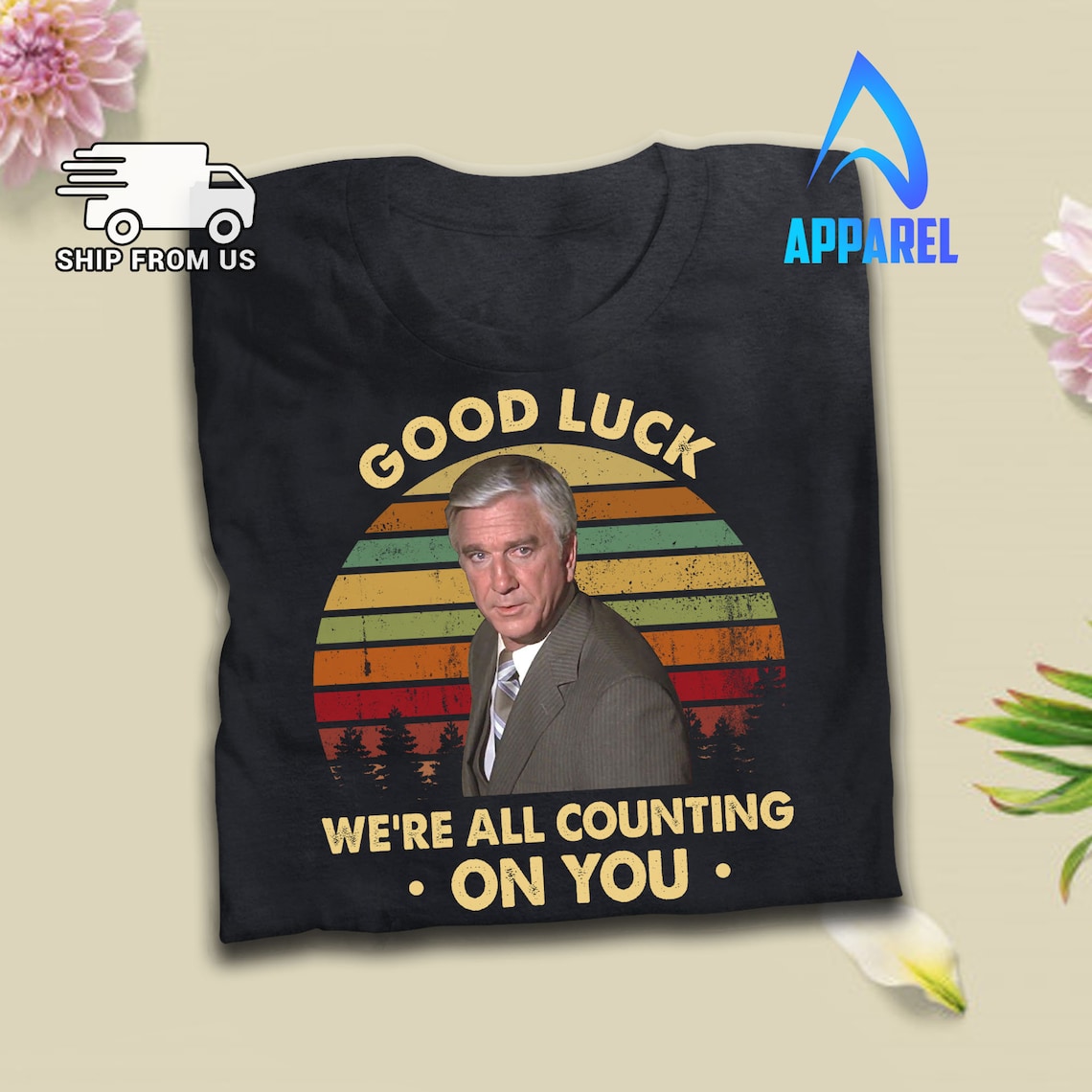 Good luck we re all counting on you vintage t shirt etsy