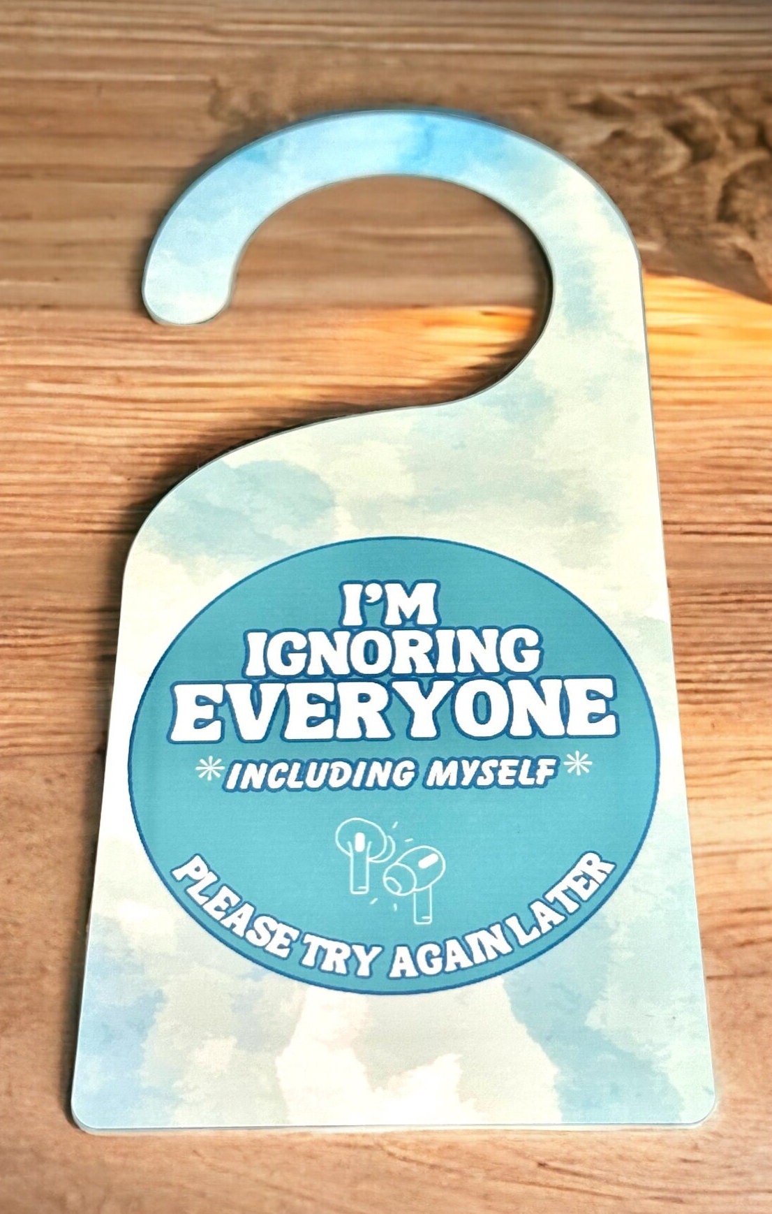 Introvert Gift Do Not Disturb Door Sign Introverting - Etsy